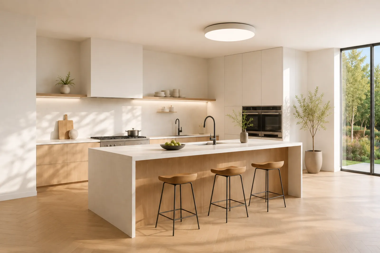 Kitchen in daylight